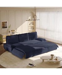 Streamdale Furniture 94.5" King Size Pull Out Sofa Bed, 3-in-1 Convertible Sleeper