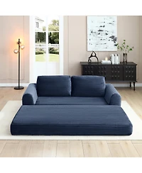 Streamdale Furniture 2-in-1 Folding Convertible Sofa Bed