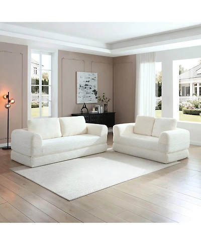 Streamdale Furniture 2-in-1 Folding Convertible Sofa Bed