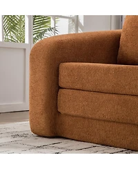 Streamdale Furniture 71" 2-in-1 Pull Out Foldable Loveseat Sofa Bed with Pillows