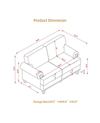 Streamdale Furniture Modern Classic Sofa 2+3 Seater
