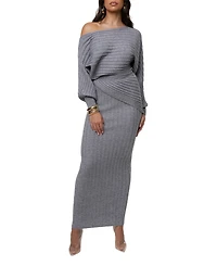 Jluxlabel Women's Clarity Ribbed Skirt Set