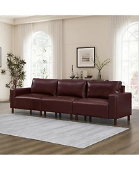 Streamdale Furniture 112" Luxury Pu Leather Sofa
