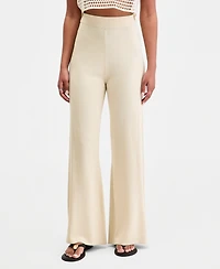 Bar Iii Women's Shimmer Knit Pull-On Pants, Macy's Exclusive