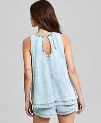 And Now This Women's Denim Sleeveless Tunic, Macy's Exclusive
