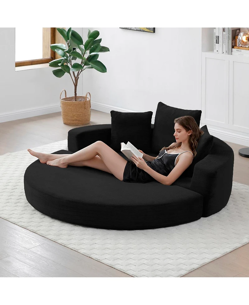 Streamdale Furniture Convertible Sofa Couch Bed, Multi-functional, Adjustable Futon for Apartment