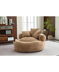 Streamdale Furniture Streamdale Foam Bean Bag Chair w/ Soft Chenille Cover