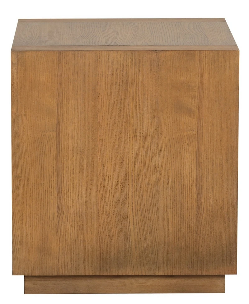 Furniture of America Gryel 20" Bottom Shelf Square End Table