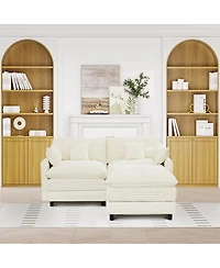 Streamdale Furniture Seven-piece sofa set with console