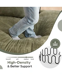 Streamdale Furniture Modern Minimalist Modular Sectional Sofa with Right Facing Chaise