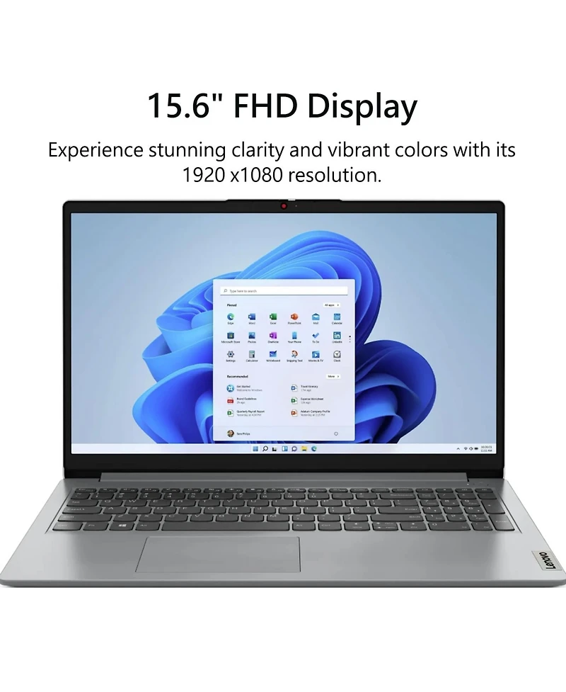 Lenovo IdeaPad 1 15.6" Entry Traditional Laptop Intel Core i5-1335U 40GB Ram Intel Iris Xe Graphics 1TB Ssd Storage Windows 11 Home 60Hz