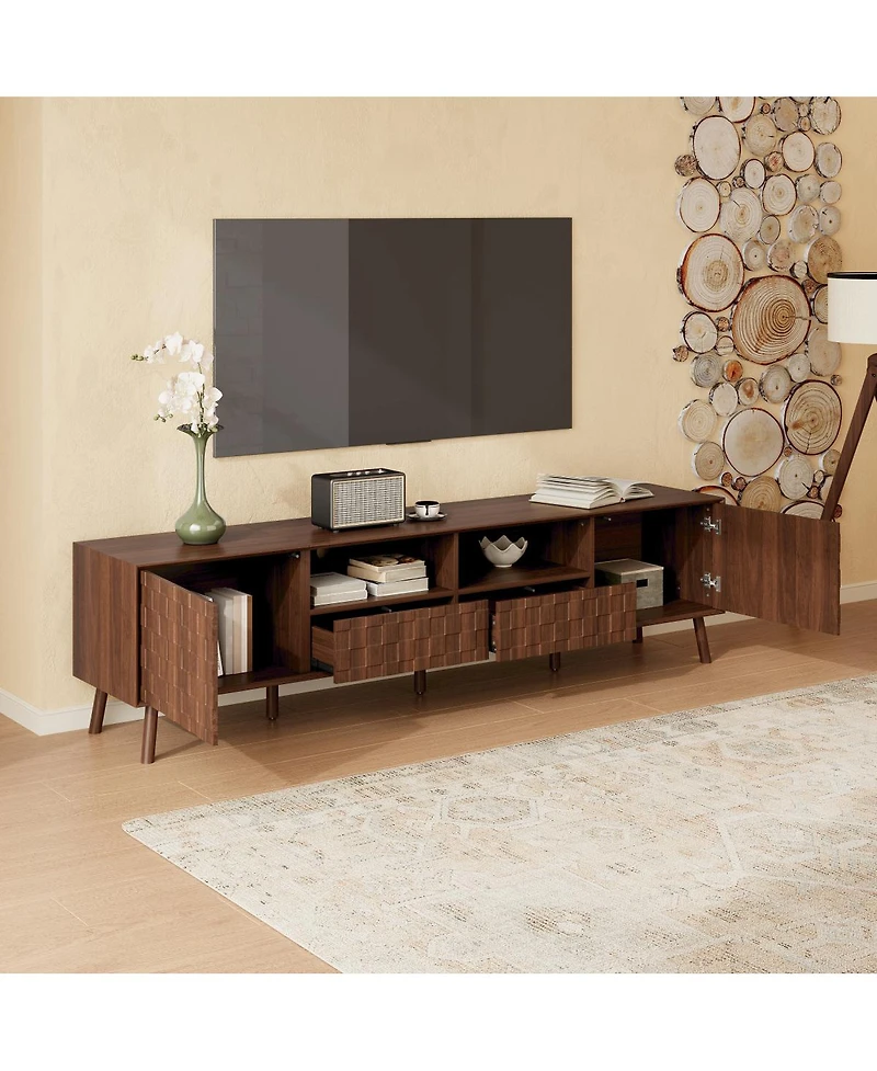 Streamdale Furniture Modern Tv Stand for TVs up to 85 inches