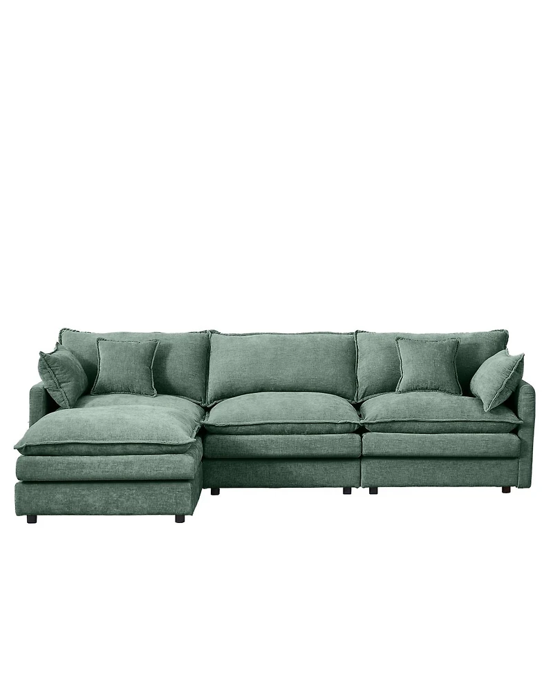 Streamdale Furniture Modular Sectional Sofa, 102" L-Shaped Couch Set