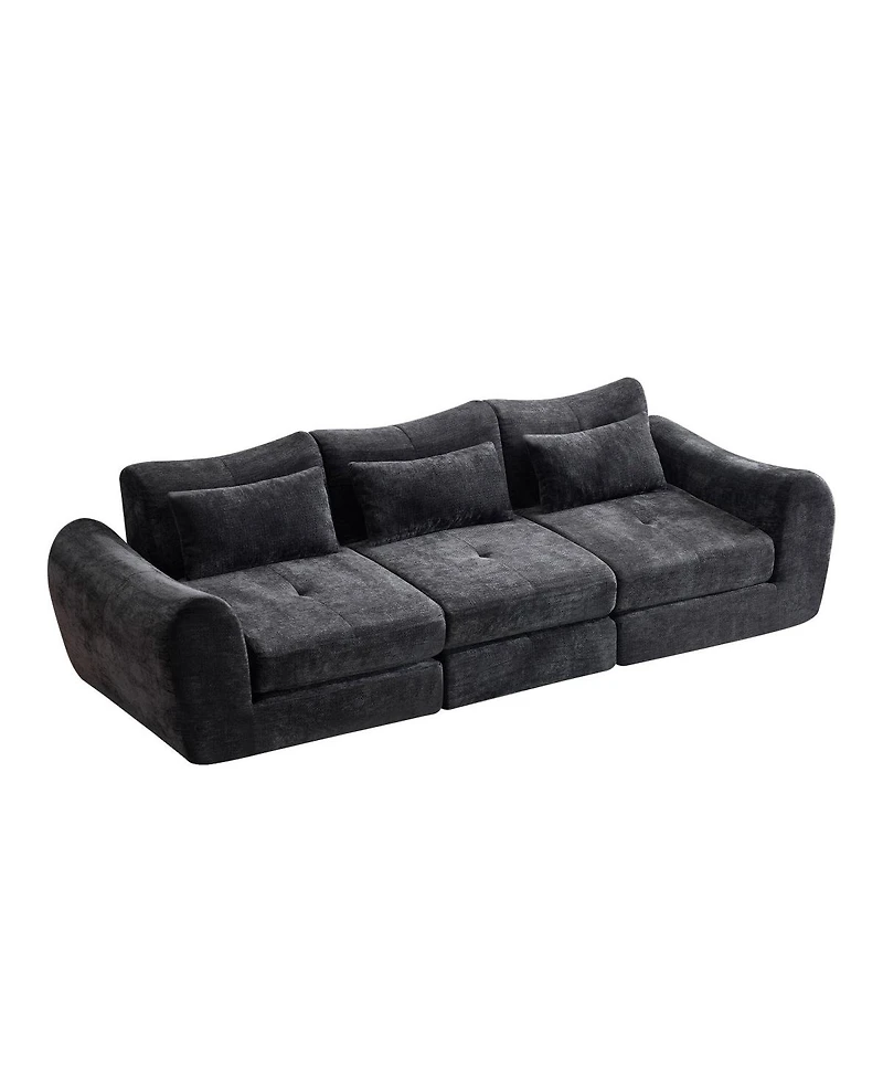 Streamdale Furniture Modular Cloud Sofa, Convertible Folding Sofa Bed
