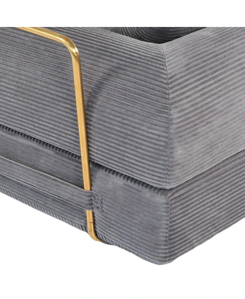 Streamdale Furniture 2-in-1 Foldable Sofa Bed, 75 Inch Folding Couch w/ Memory Foam Mattress & 2 Pillows