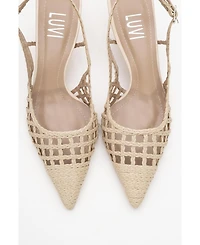 Prologue Shoes Heaven Knitted Pointed Toe Pump (Women)