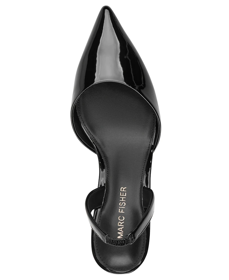 Marc Fisher Women's Iced Slingback Kitten Heel Pumps