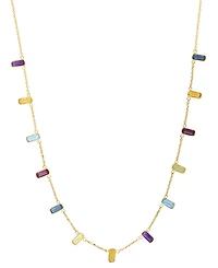 Effy Collection Multi Gemstone Necklace (7-1/4 ct. t.w.) in 14k Yellow Gold