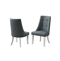 Kings Brand Furniture Set of 2 Dining Chairs