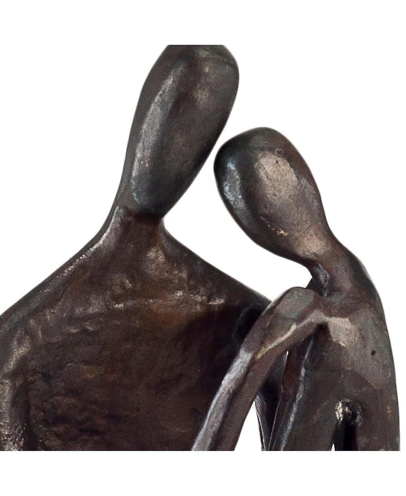 Danya B. Small Couple Embracing Cast Bronze