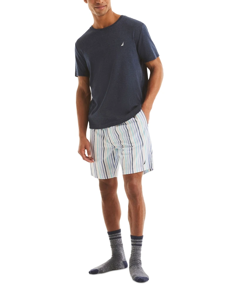 Nautica Men's Elastic Waistband Woven Pajama Shorts