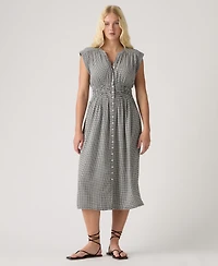 Levi's Women's Beatrice Button-Front Midi Dress