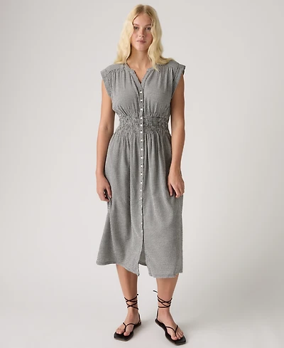 Levi's Women's Beatrice Button-Front Midi Dress