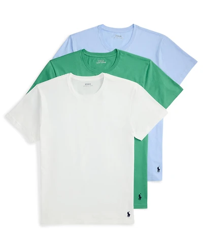 Polo Ralph Lauren Men's Short-Sleeve Crew Undershirts, 3-Pack