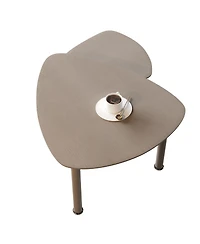 Streamdale Furniture Streamdale 360 Rotatable Coffee Table for Living Room, Solid Wood Legs, Modern Apartment Furniture