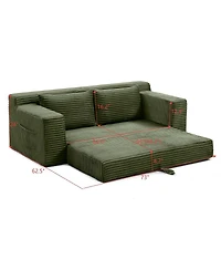 Streamdale Furniture Memory Foam Cloud Loveseat Sofa