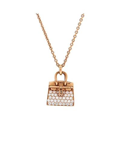 Pre-Owned Hermes Birkin Amulette Nm Pendant Necklace