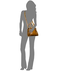 Patricia Nash Paris Leather Small Satchel Bag