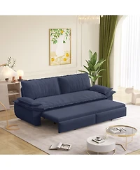 Streamdale Furniture 73.2" Queen Pull Out Sofa Bed, 3-in-1 Convertible Sleeper