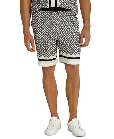 Karl Lagerfeld Paris Men's Relaxed-Fit Double L Shorts