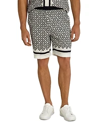 Karl Lagerfeld Paris Men's Relaxed-Fit Double L Shorts