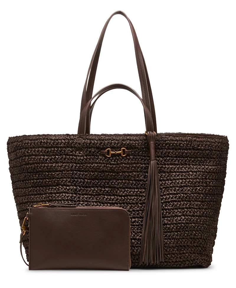 Anne Klein Extra-Large Horse Bit Tote Bag