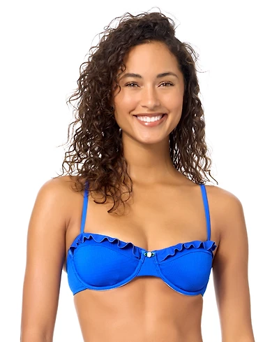 Raisins Women's Rosa Straight Neck Swim Bikini Top