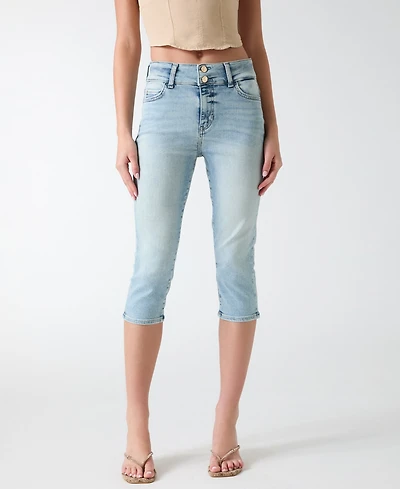 Guess Women's Lily Straight-Leg Capri Jeans