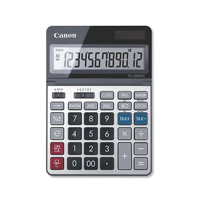 Canon 2468C001 12-Digit Lcd Ts-1200TSC Desktop Calculator
