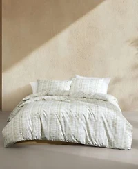 Calvin Klein Weave Texture Cotton Rich Duvet Cover Set