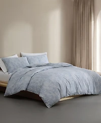 Calvin Klein Bayberry Percale 3-Pc Duvet Cover Set, King