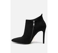 Nyxa Womens Stiletto Ankle Boot