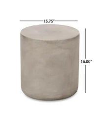 Streamdale Furniture Lightweight Concrete Outdoor Side Table