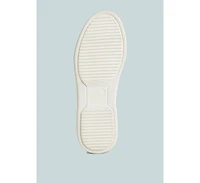 Schick Womens Lace Up Leather Sneakers