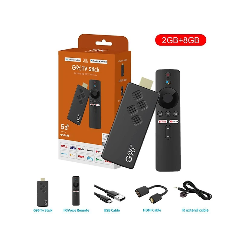 Artudatech Android Tv Stick – 4K Hdr Streaming Device with Voice Remote & Dual-Band WiFi