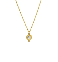 Ottoman Hands Birthstone Pendant Necklace