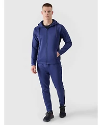4F Men's Zipped Hooded Quick-Drying Training Sweatshirt