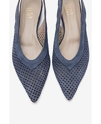 Forever and Always Women's Shoes Lieve Leather Slingback Pump