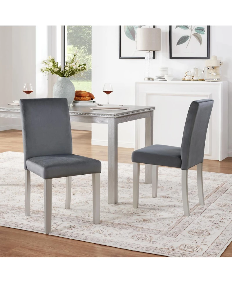 Streamdale Furniture Dining Chairs Set of 4, Kitchen Chair with Padded Seat