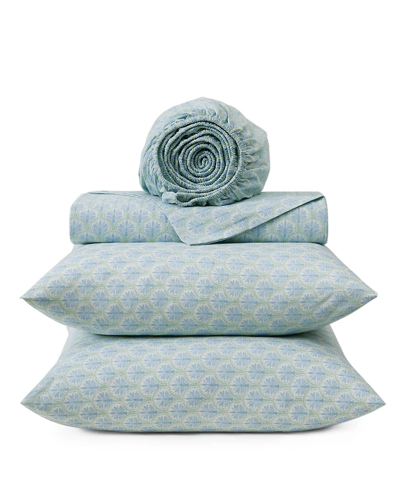 Tommy Bahama Home Coastal Bay 200-Thread Count Washed Cotton 4-Pc. Sheet Set